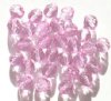 25 8mm Faceted Violet Firepolish Beads